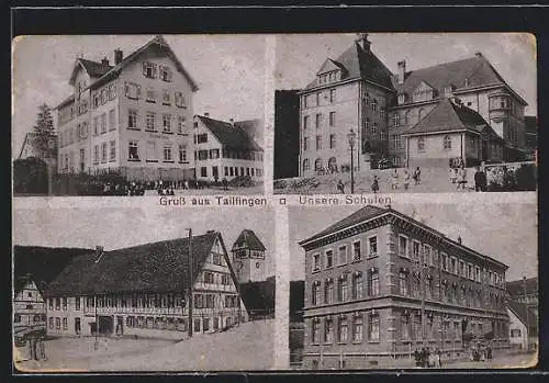 AK Tailfingen / Balingen, Blick auf verschiedene Schulen