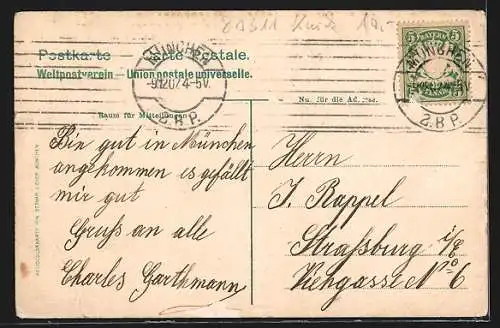 AK München, Kaserne des I. Inf. Rgt.