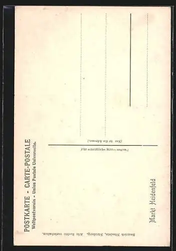 AK Marktheidenfeld, Strassenansicht mit Buchdruckerei, Villa, Strassenpartie mit Geschäften