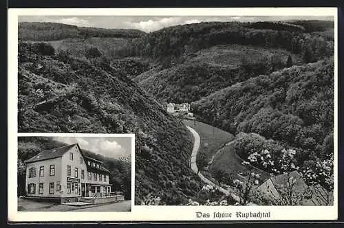 AK Diez /Land, Gasthaus-Pension Zum Rupbachtal, Panorama