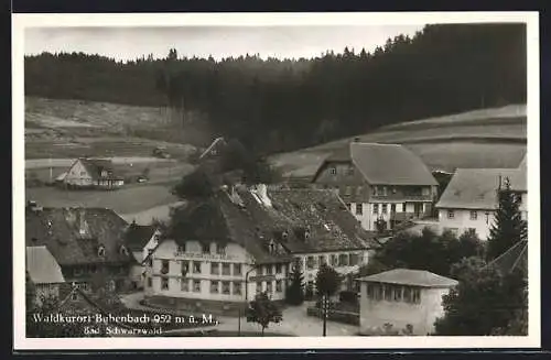 AK Bubenbach, Teilansicht mit Gasthaus Adler