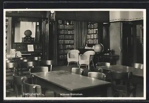 AK Dettighofen, Wittmer-Bibliothek, Innenansicht
