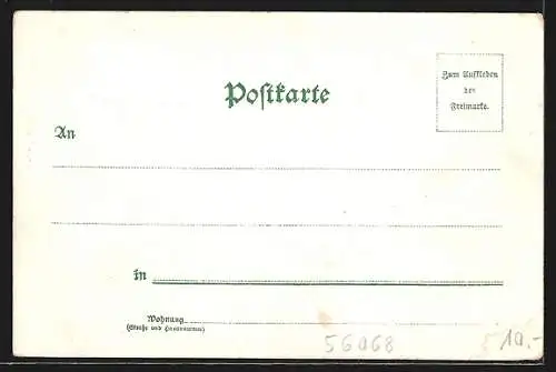 AK Coblenz, Teilansicht mit Eisenbahnbrücke, Blumen, Passepartout