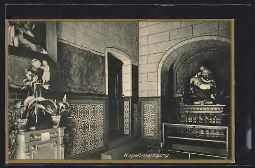 AK Arenberg, Mutterhaus und Pensionat der Dominikanerinnen, Kapelleneingang