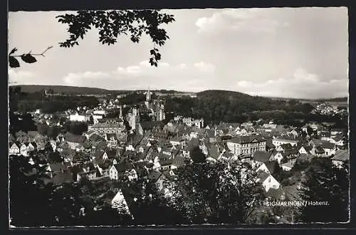 AK Sigmaringen /Hohenz., Ortsansicht aus der Vogelschau
