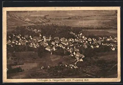 AK Trillfingen, Gesamtansicht, Fliegeraufnahme