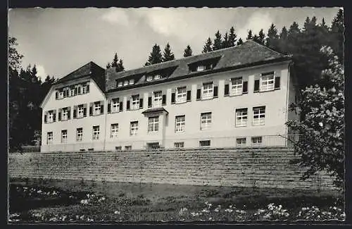 AK Überruh /Grossholzleute, Heilstätte, Gebäudeansicht