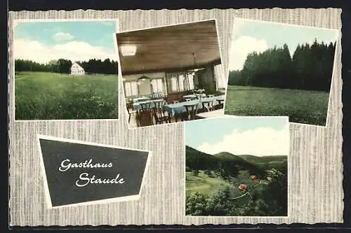 AK Gremmelsbach bei Triberg, Gasthaus zur Staude, Inh. Hubert Fleig