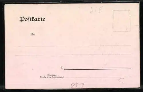 Künstler-AK Winter-Fest des Oratorienvereins 1903, festlich gekleidete Kinder