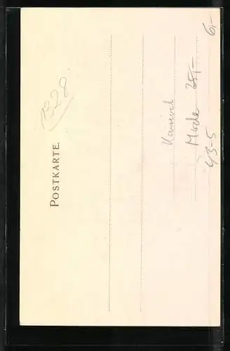 AK Duo Gracioso, Tanzendes Paar zu Fasching