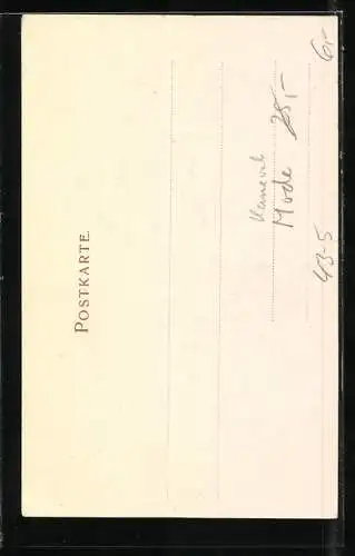 AK Parlando Dolce, Herr spricht eine Dame an, Fasching