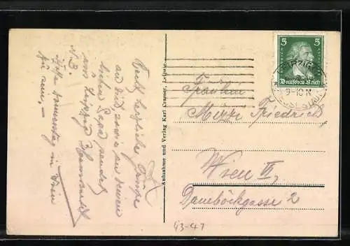 AK Leipzig, Leipziger Messe, Petersstrasse während der Messe