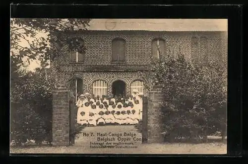 AK Haut-Congo Belge, Congrégation des Filles de la Croix de Liège, Internat des mulâtresses