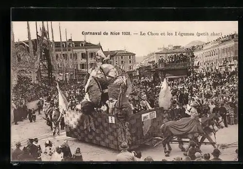 AK Nice, Carnaval, Le Chou et les Légumes, Fasching