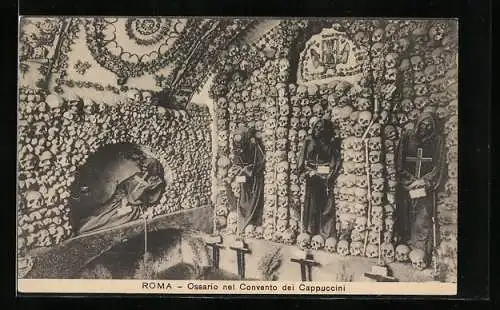 AK Roma, Ossario nel Convento dei Cappuccini, Tod
