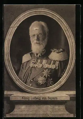AK Portrait König Ludwig III. in Uniform mit Orden