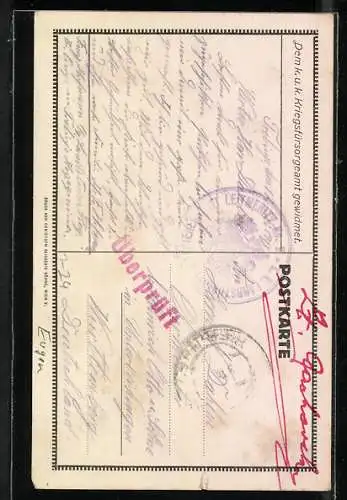 Künstler-AK Erzherzog Eugen von Österreich in Uniform