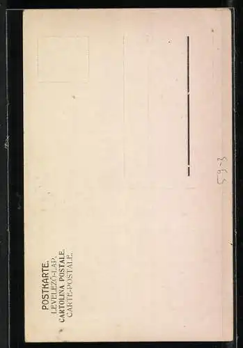 AK Die aufgehende Sonne übem Meer, Gedicht Die Sonne