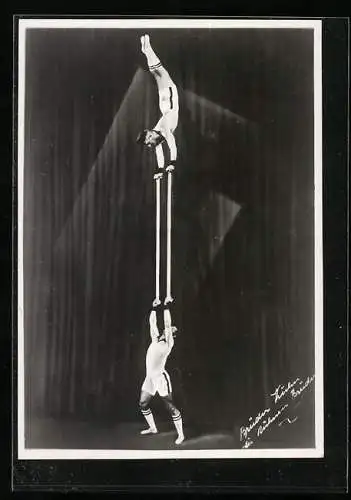 AK Brüder Kühn, die kühnen Brüder, Akrobaten-Duo