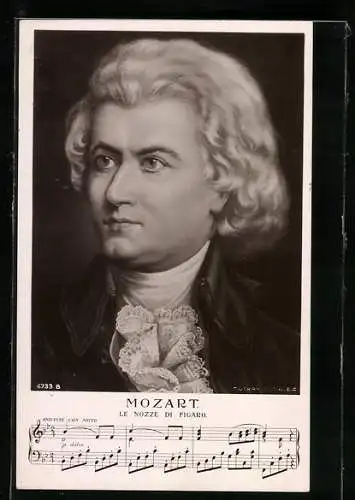 AK Portrait von Mozart, Le Nozze di Figaro