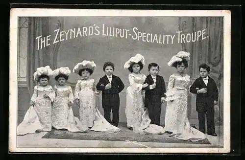 AK The Zeynard`s Liliput-Speciality Troupe, Liliputaner-Ensemble