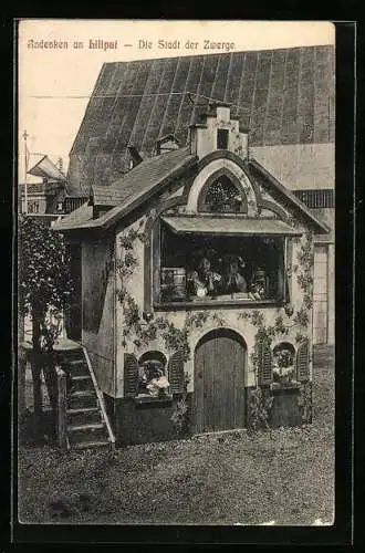 AK Andenken an Liliput, Haus in der Stadt der Zwerge