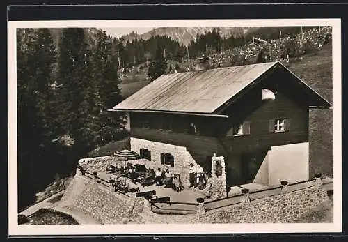 AK Schliersee, Hypothekenbank-Hütte auf dem Spitzing