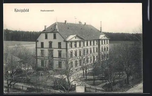 AK Königsfeld / Baden, Blick auf die Knabenanstalt