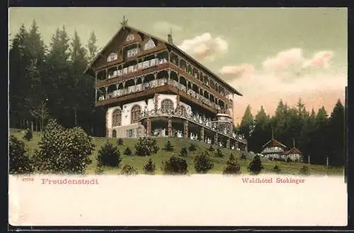 AK Freudenstadt, Waldhotel Stokinger