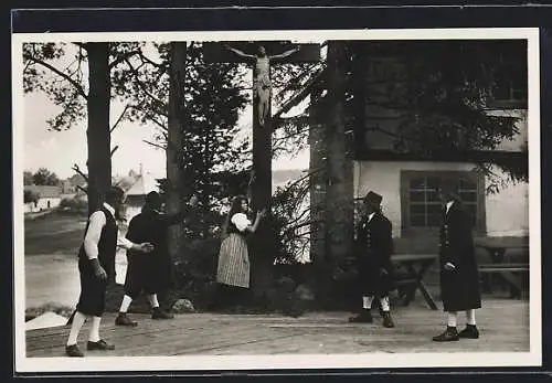 AK Tannheim b. Donaueschingen, Freilichtbühne, Der Vogt auf Mühlstein