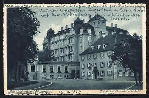 AK Bad Dürrheim, Kurhaus und Sanatorium Sol-Elektro-Institut