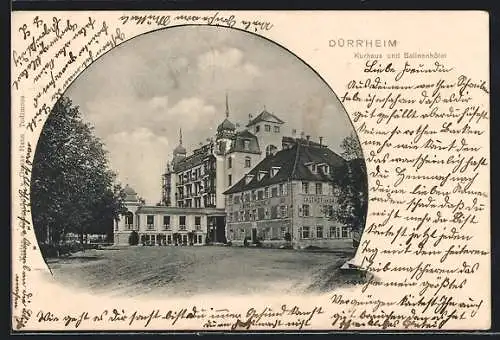 AK Dürrheim, Kurhaus und Salinenhotel