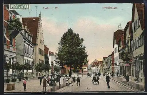 AK Lahr / Baden, Strasse am Urteilsplatz