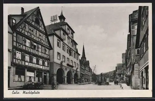 AK Calw, Creditbank am Marktplatz