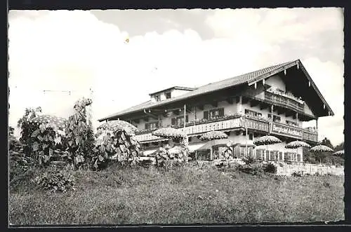 AK Feldkirchen bei Westerham, Berghotel Aschbach