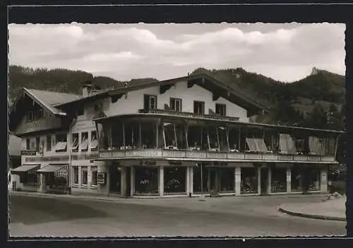 AK Rottach-Egern, Schwaiger`s Moderne Cafe-Terrassen