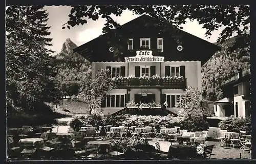 AK Kreuth / Wildbad, Cafe-Pension Leonhardstein