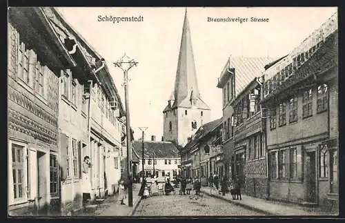 AK Schöppenstedt, Braunschweiger Strasse