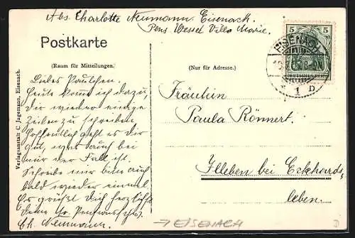 AK Eisenach / Thüringen, Pensionat Wessel