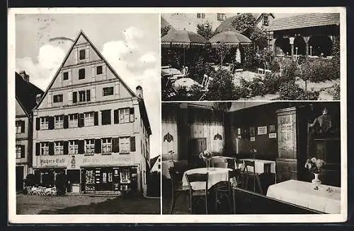 AK Dinkelsbühl, Cafe-Restaurant Julius Bayer