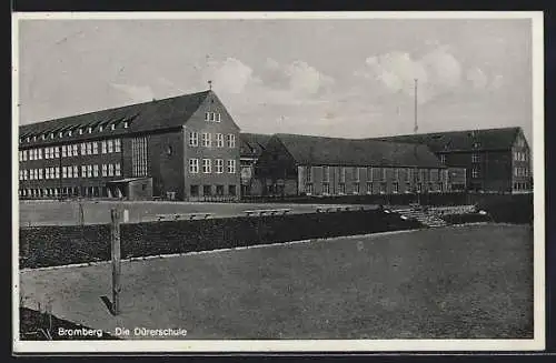 AK Bromberg, Dürerschule mit Hof