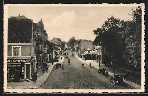 AK Arys, Blick in die Bronsartstrasse