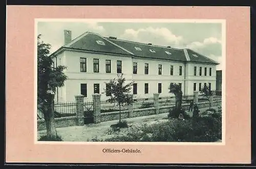 AK Kevevára, Ansicht vom Officiers-Gebäude