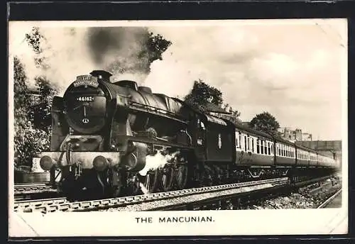 AK The London Midland Region`s Mancunian, 4-6-0 type engine No. 46162 Queen`s Westminster Rifleman