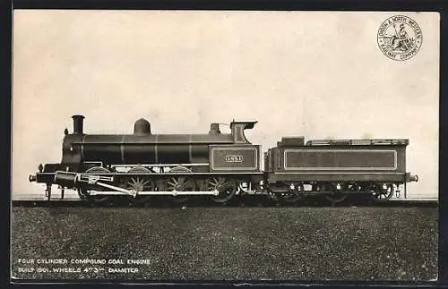 AK Englische Eisenbahn-Lokomotive No. 1881 der London & North Western Railway