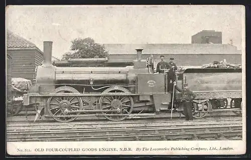 AK Old Four-coupled goods Engine NBR, No. 811