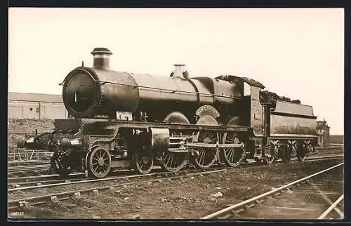 Foto-AK Morning Star, 4004, Great Western, englische Eisenbahn mit vollem Kohlentender