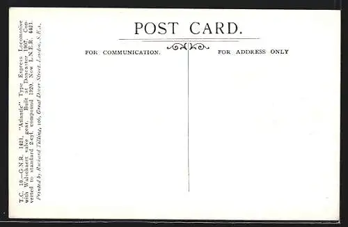 AK englische Eisenbahn Atlantic