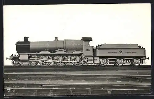 Foto-AK Englische Eisenbahn, Lokomotive Nr. 2934, Butleigh Court, Great Western