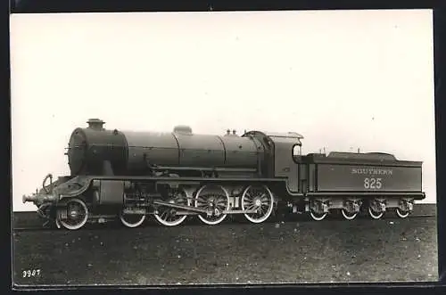 AK Englische Eisenbahn-Lokomotive No. 825 der Southern Railway
